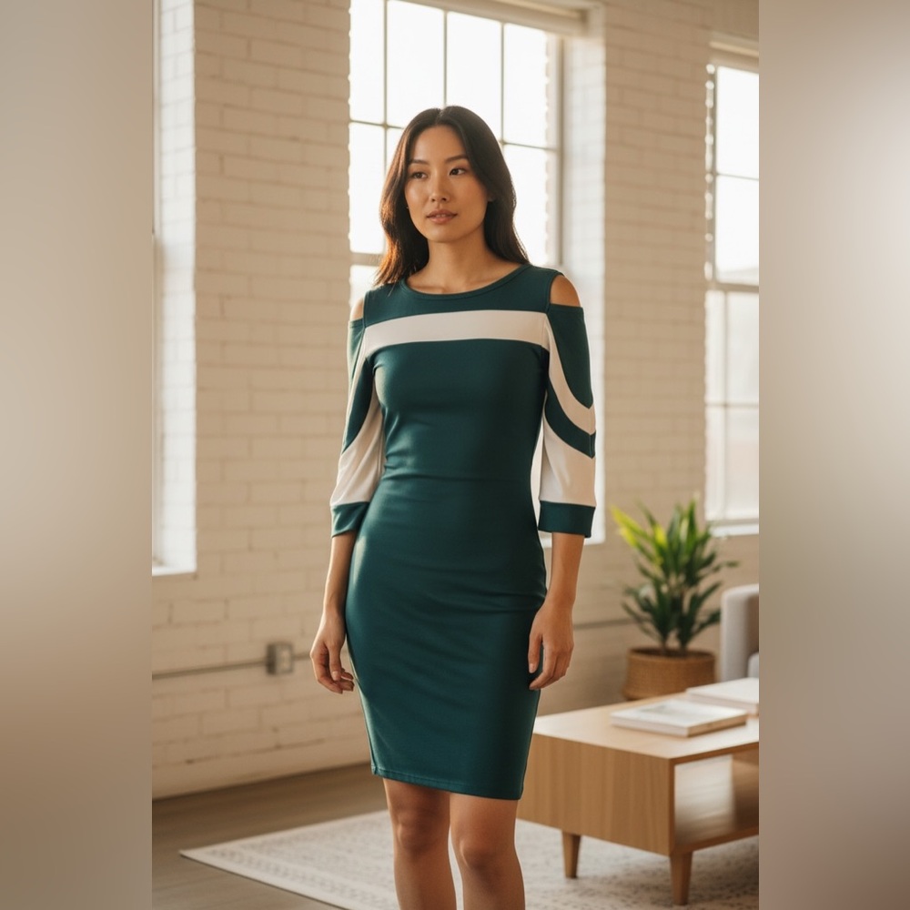 Open Shoulder Bodycon Dress